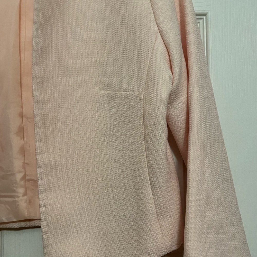 Karl Lagerfeld Soft Pink Women's Suit Jacket - Picture 6 of 7